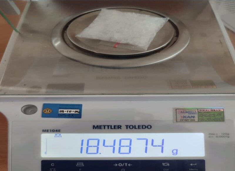 Gambar : Barang Bukti Sabu 