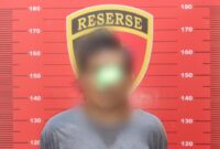 Poto : Tersangka RY (42) dugaan tindak pidana pemerkosaan dan perbuatan cabul terhadap anak
